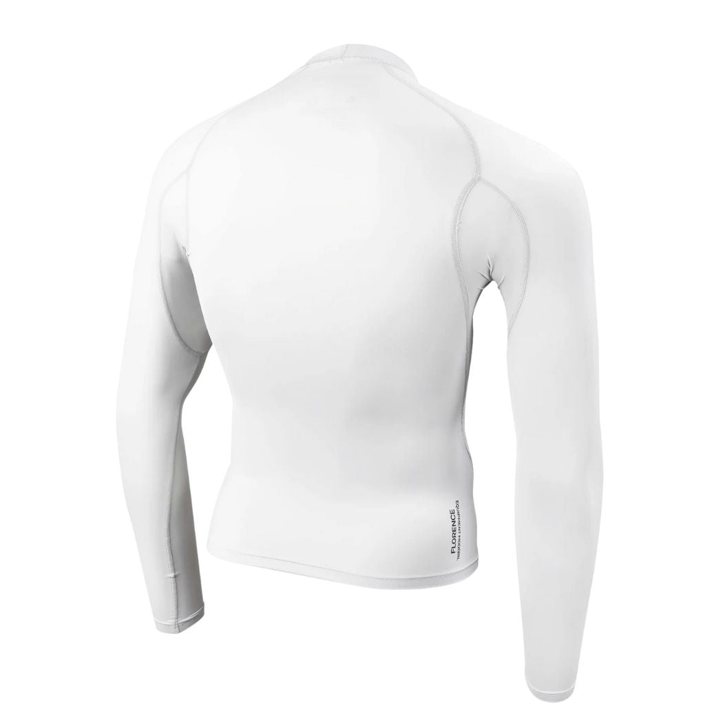 Florence Long Sleeve Rashguard White