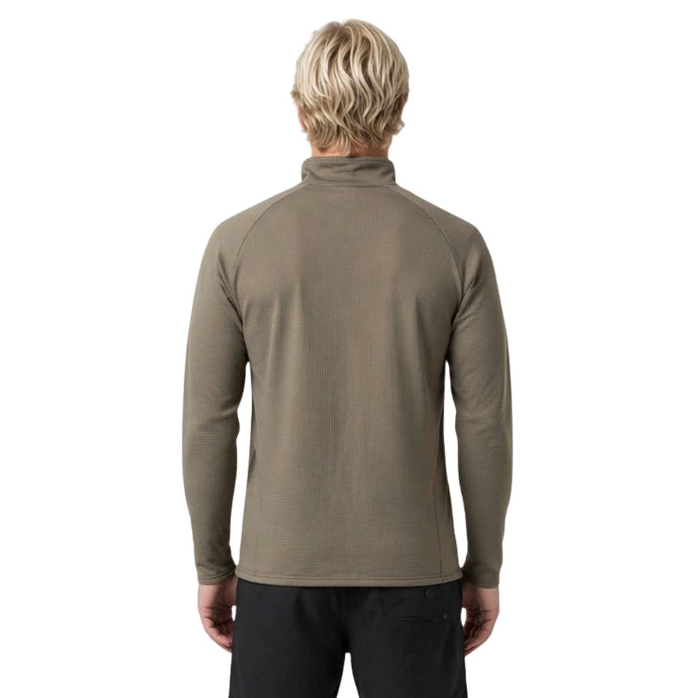 Florence Off Grid Fleece Half Zip Moss Grey