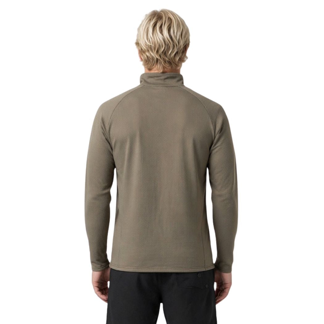 Florence Off Grid Fleece Half Zip Moss Grey