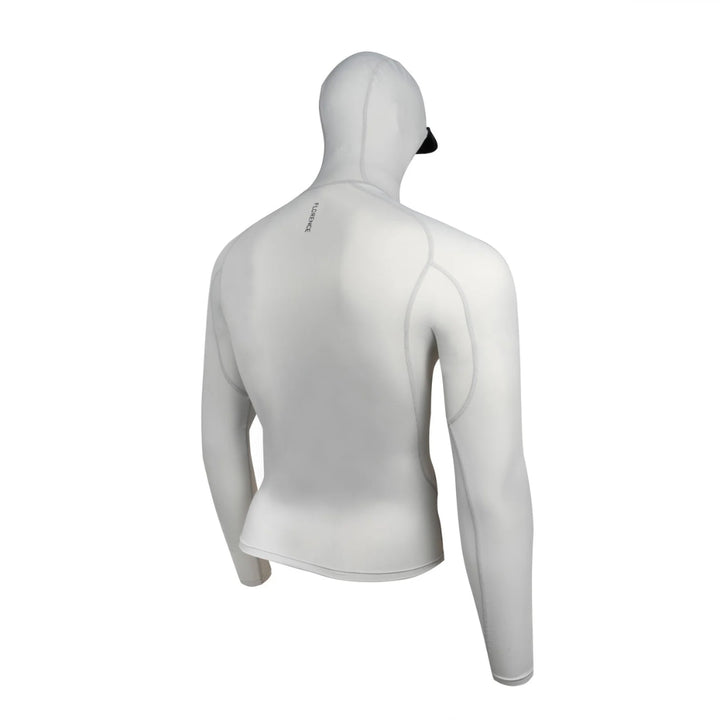 Florence Standard Issue Long Sleeve Hooded Rashguard Silver