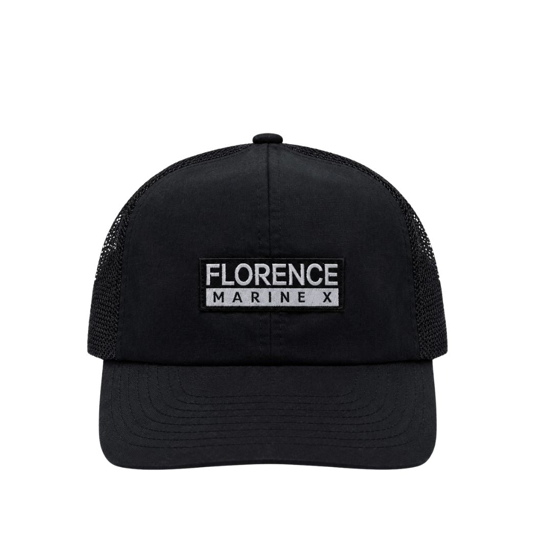 Florence Unstructured Trucker Hat Black
