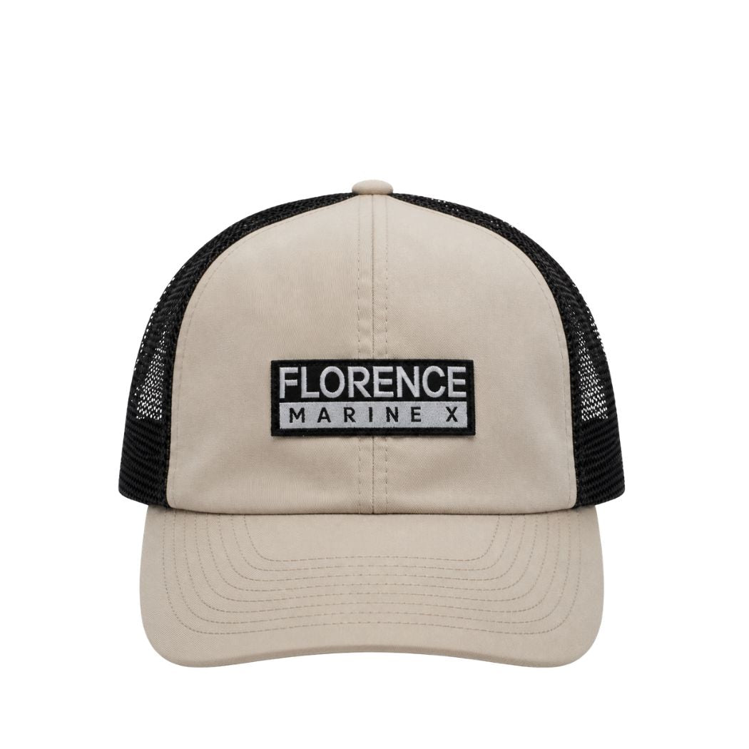 Florence Unstructured Trucker Hat Tan