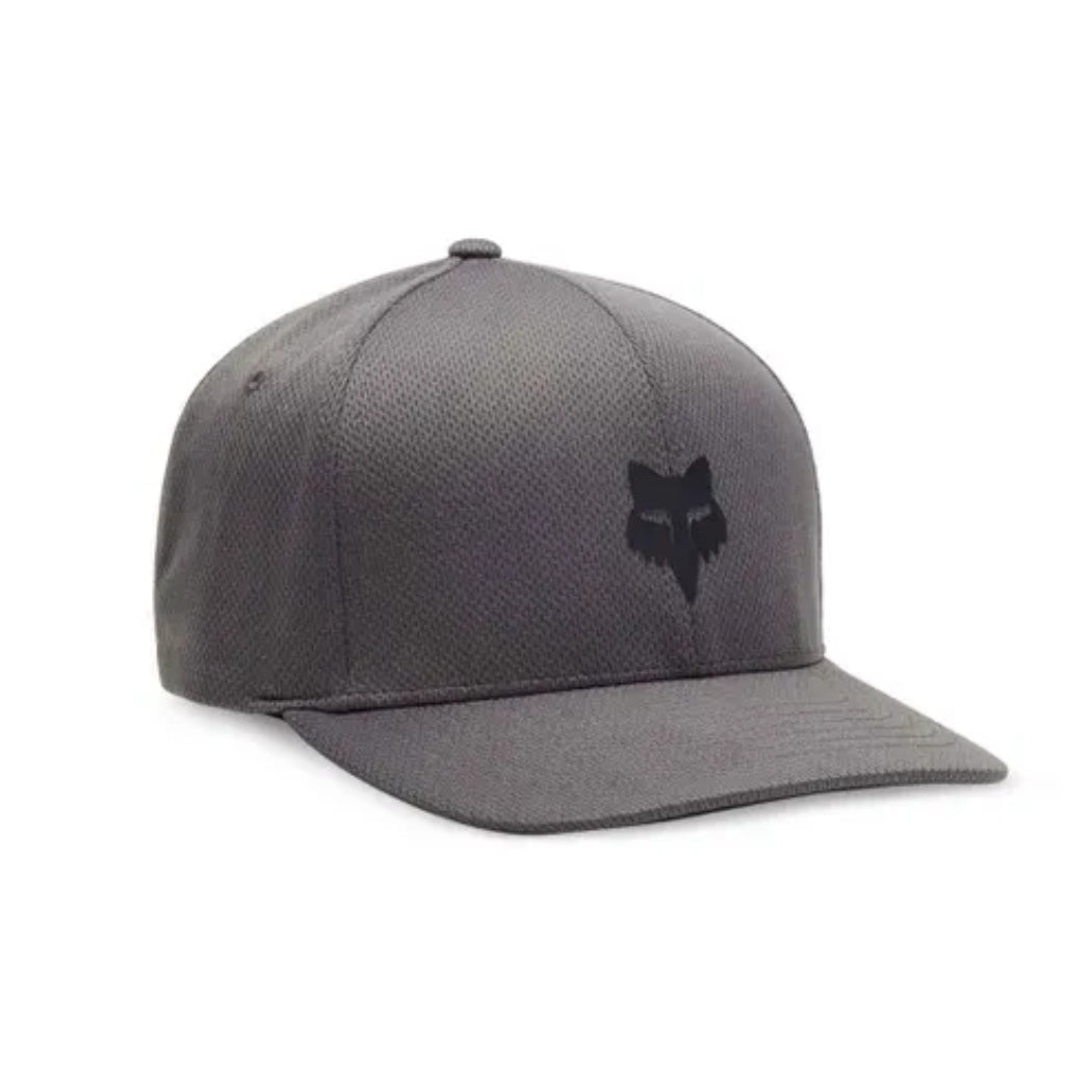 Fox Fox Head Tech Flexfit Hat Steel Grey