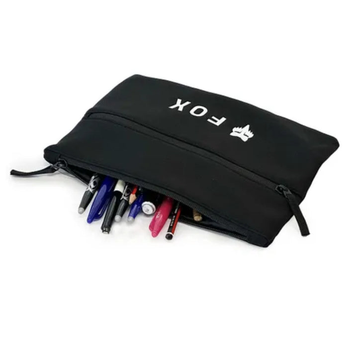 Fox Pen Den Pencil Case Black