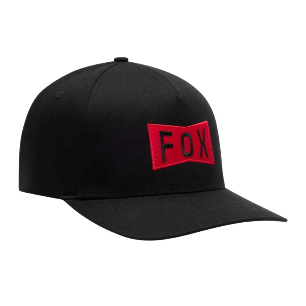 Fox Typeface Flexfit Hat Black