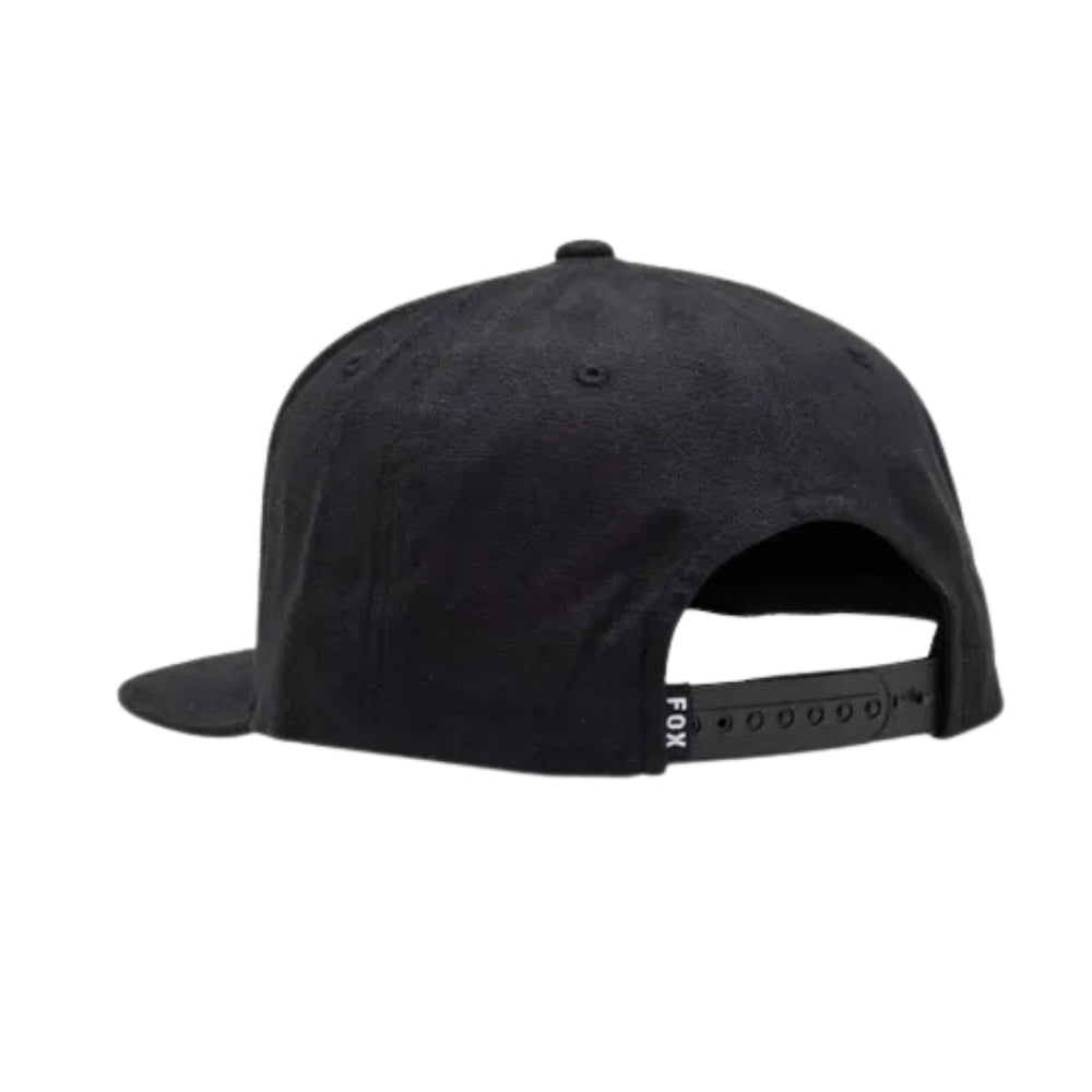 Fox Head Snapback Hat Black Charcoal