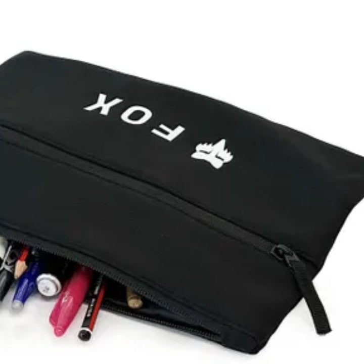 Fox Pen Den Pencil Case Black