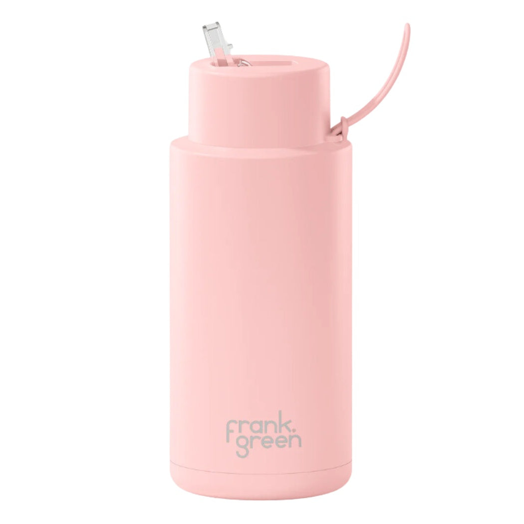 Frank Green Ceramic Reusable Bottle 34oz Blushed 