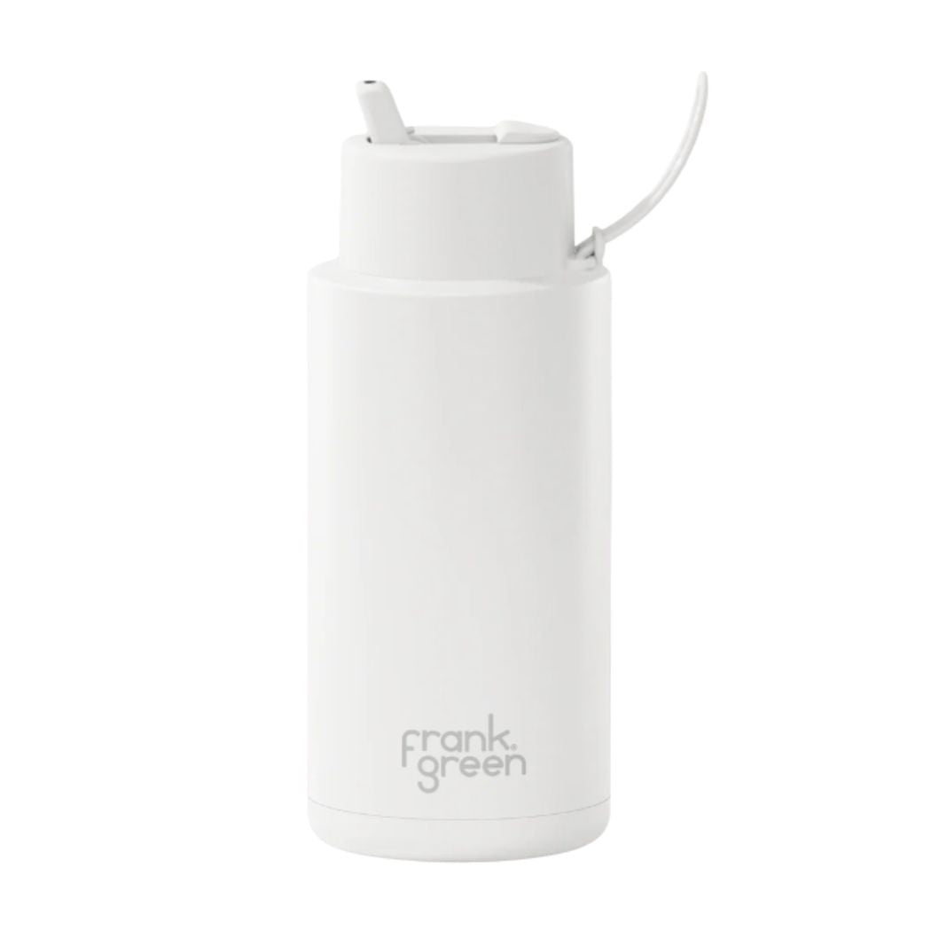 Frank Green Ceramic Reusable Bottle 34oz Cloud