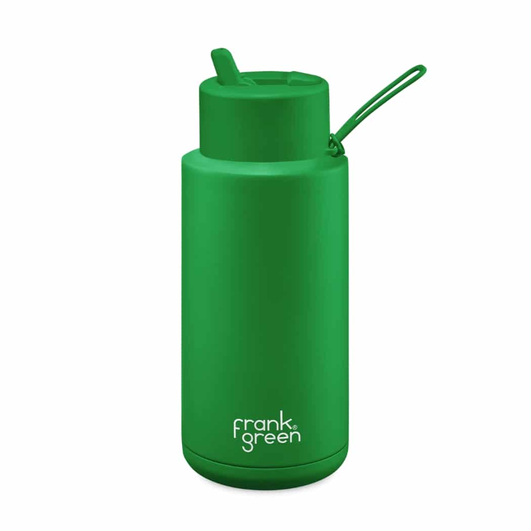 Frank Green Ceramic Reusable Bottle 34oz Evergreen