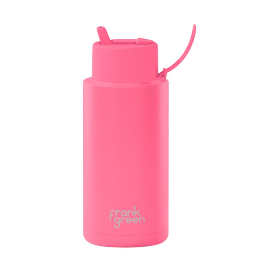 Frank Green Reusable Bottle 34oz Bubblegum