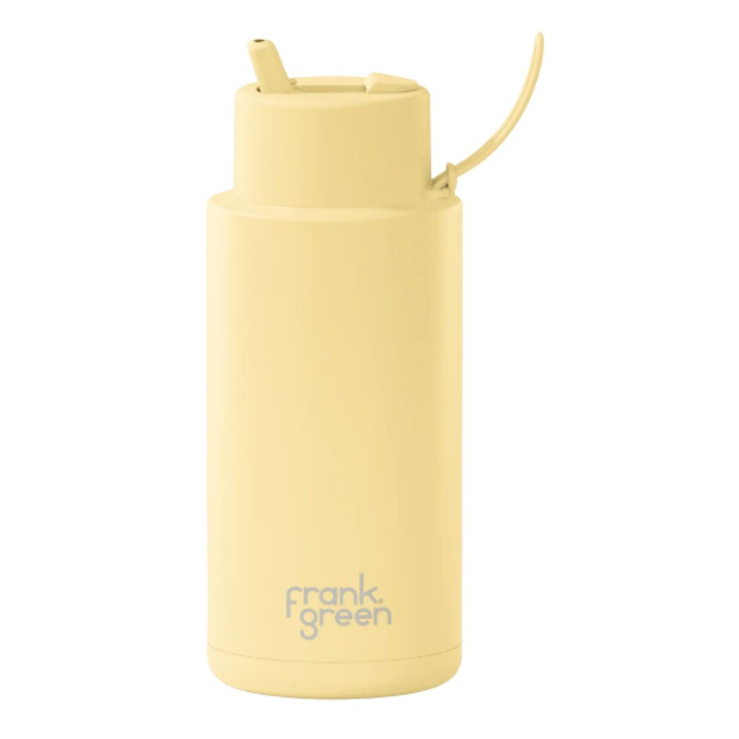 Frank Green Reusable Bottle 34oz Buttermilk