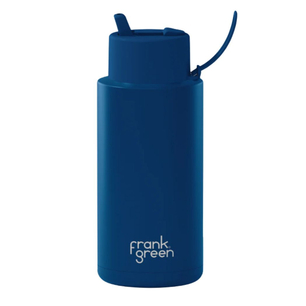 Frank Green Reusable Bottle 34oz Deep Ocean