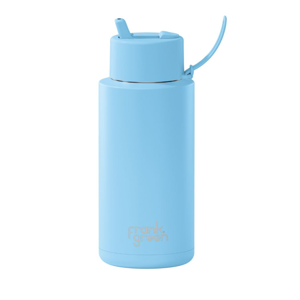 Frank Green Reusable Bottle 34oz Sky Blue