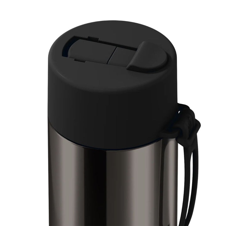 Frank Green 20oz Reusable Bottle Chrome Shadow Midnight
