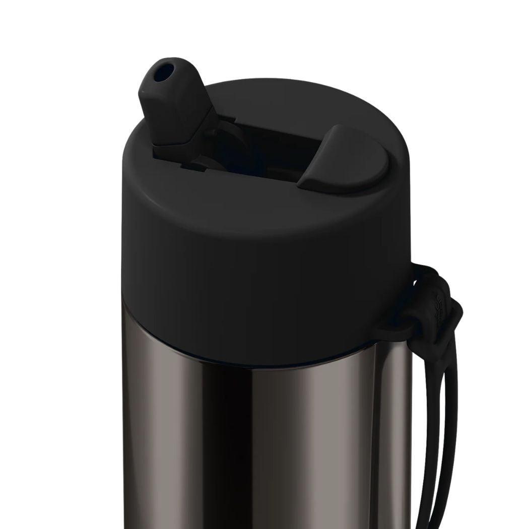Frank Green 20oz Reusable Bottle Chrome Shadow Midnight