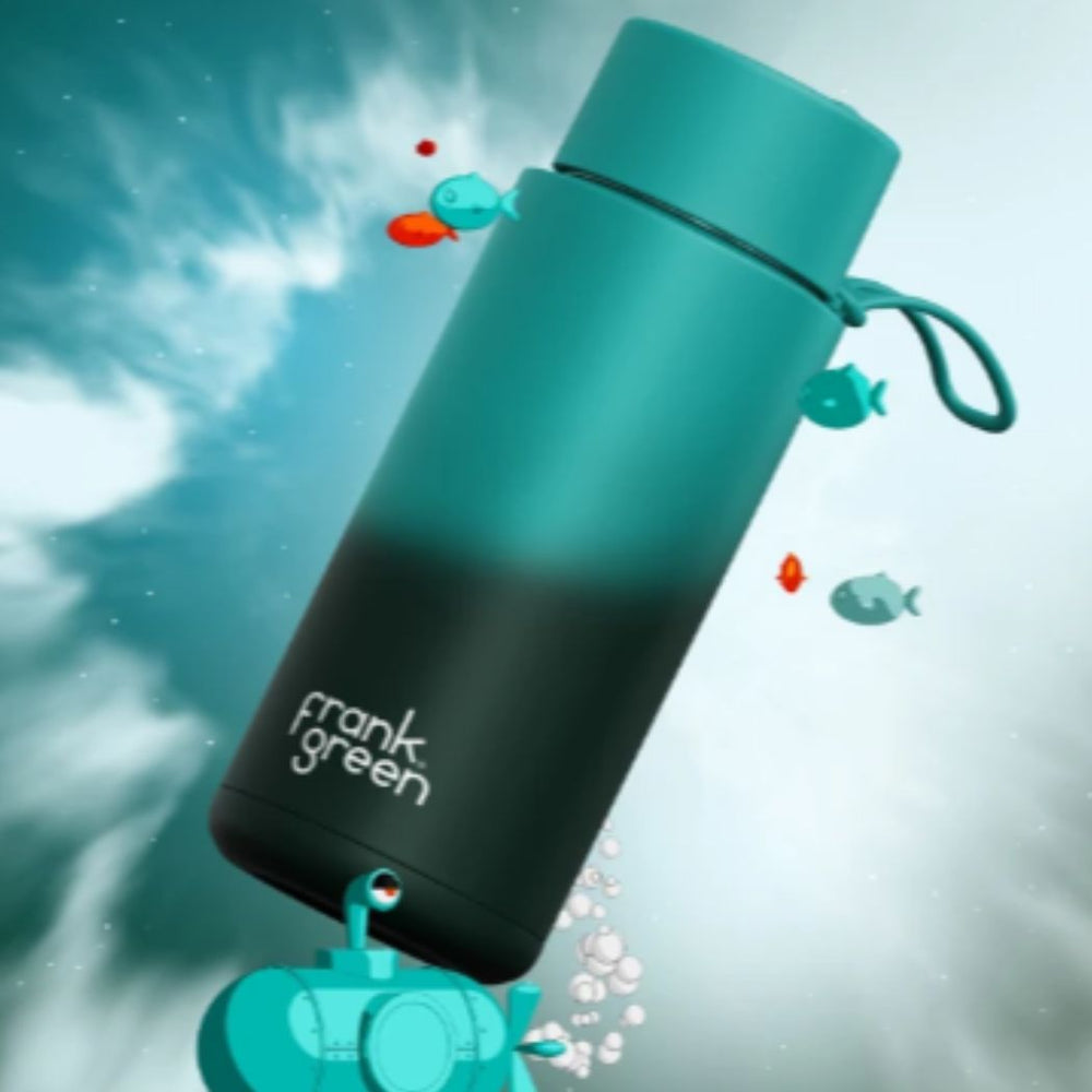 Frank Green 34oz Bottle Colour Change Abyss