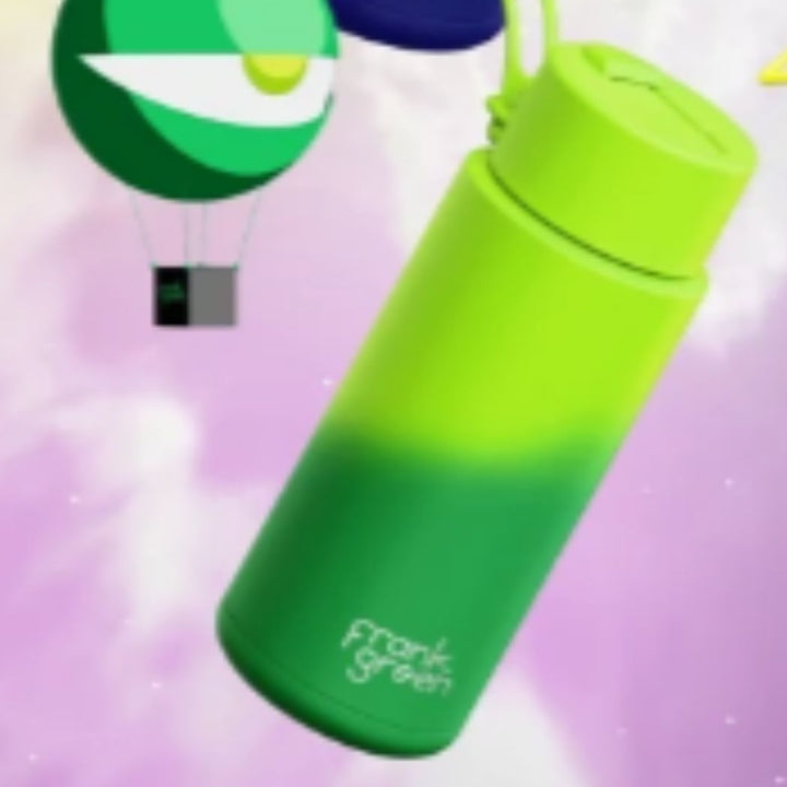 Frank Green 34oz Bottle Colour Change Volt