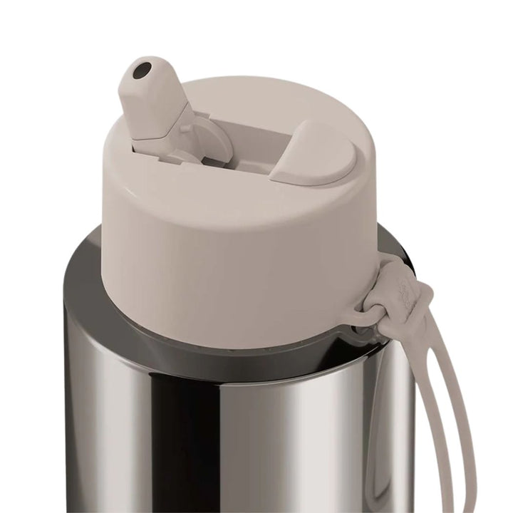 Frank Green 34oz Reusable Bottle Moon Dust Chrome
