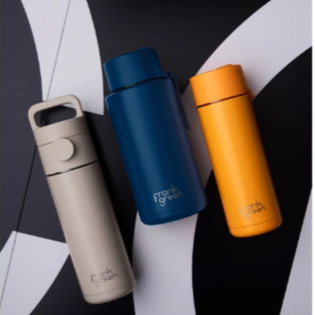 Frank Green Reusable Bottle 34oz Deep Ocean