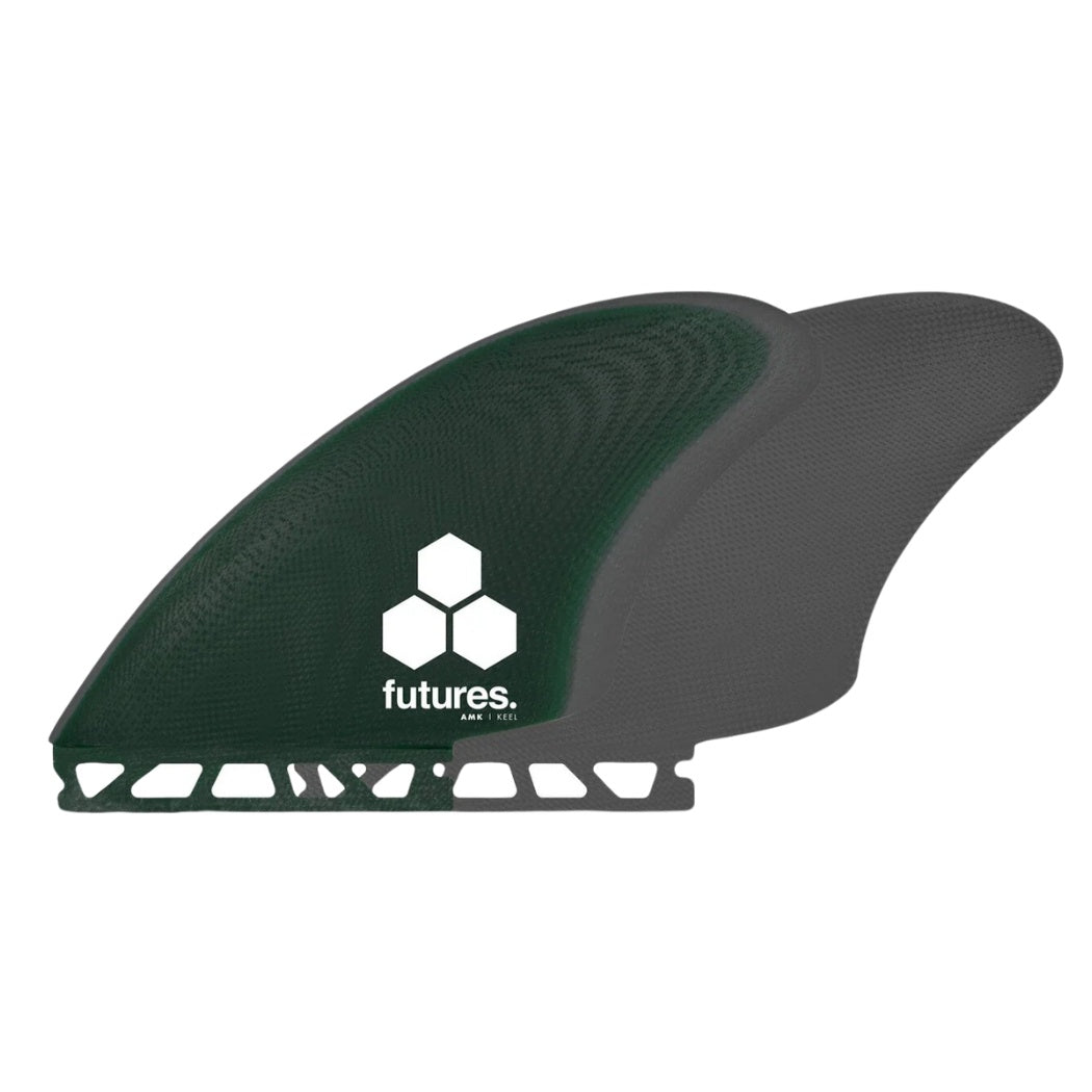 Futures Fins AM K Glass Twin Keel Green Grey