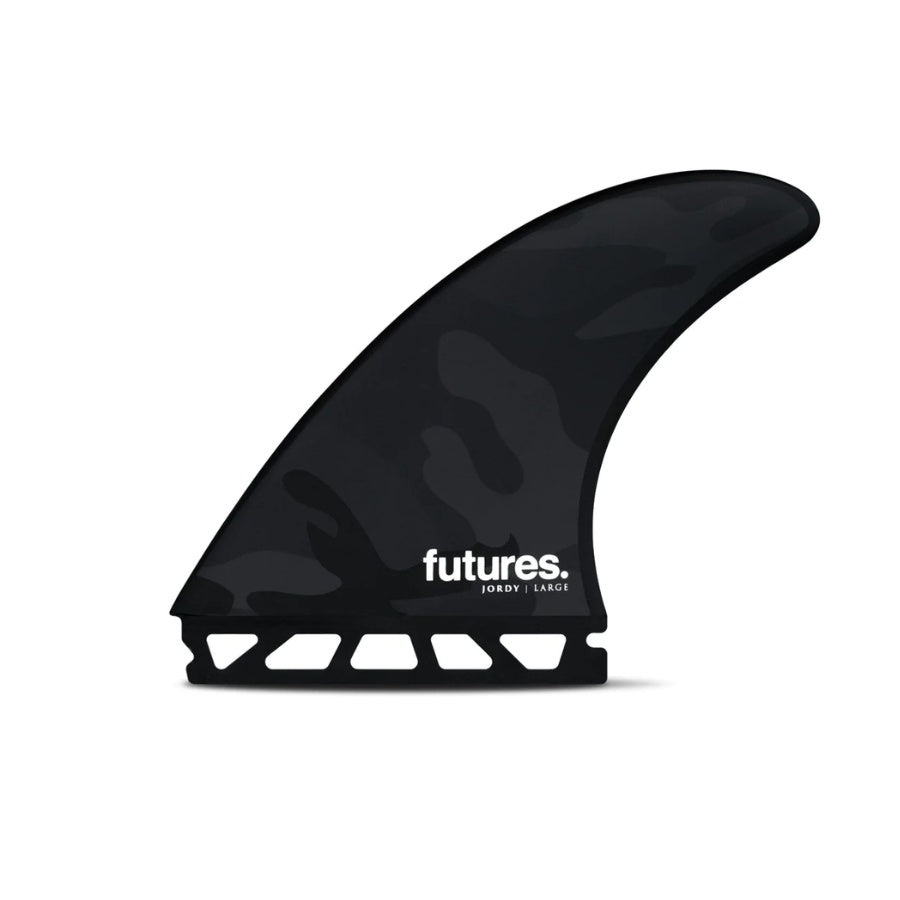 Futures Fins Jordy Large HC Tri Set Black White Camo
