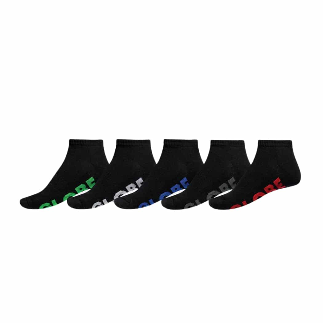 Globe Stealth Ankle 7-11 Sock 5pk Black