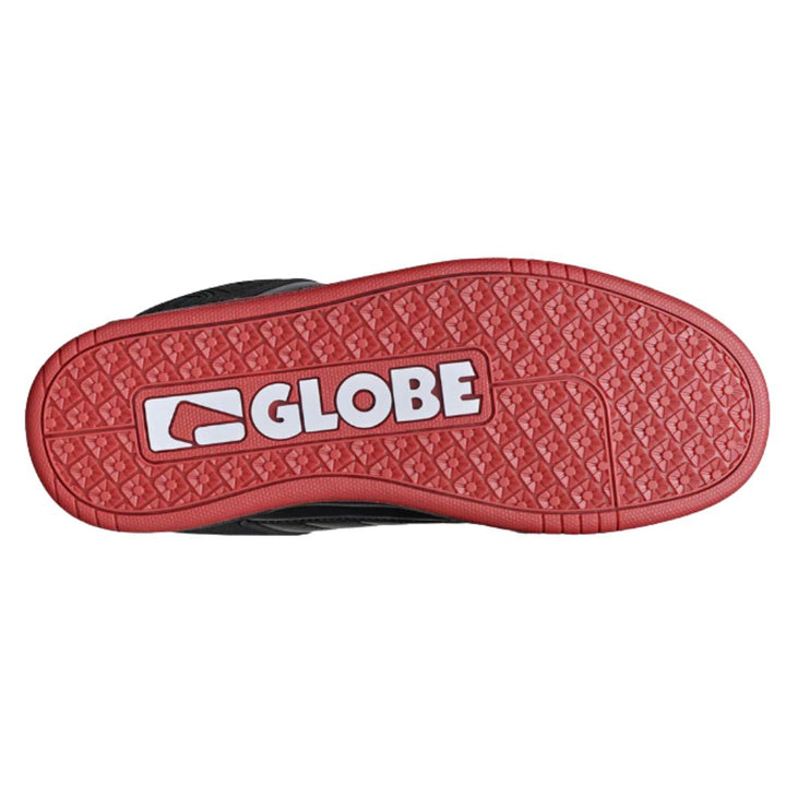 Globe Tilt Shoe Black Red Charcoal