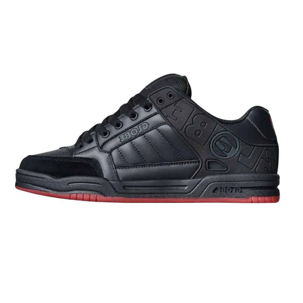 Globe Tilt Shoe Black Red Charcoal