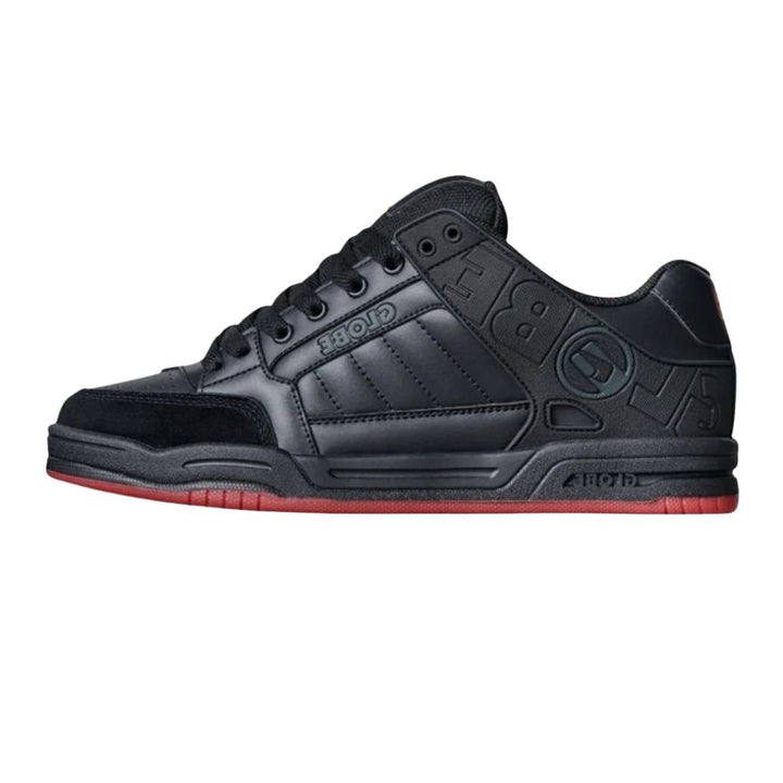 Globe Tilt Shoe Black Red Charcoal