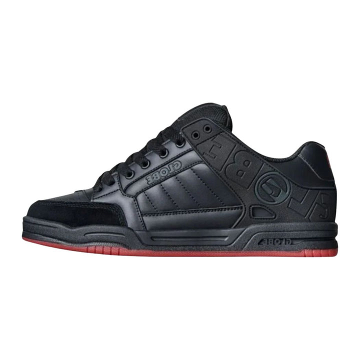 Globe Tilt Shoe Black Red Charcoal