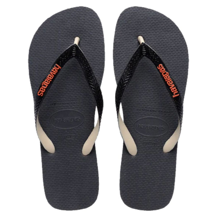 Havaianas Top Tred Rubber Mix Beige Black Orange
