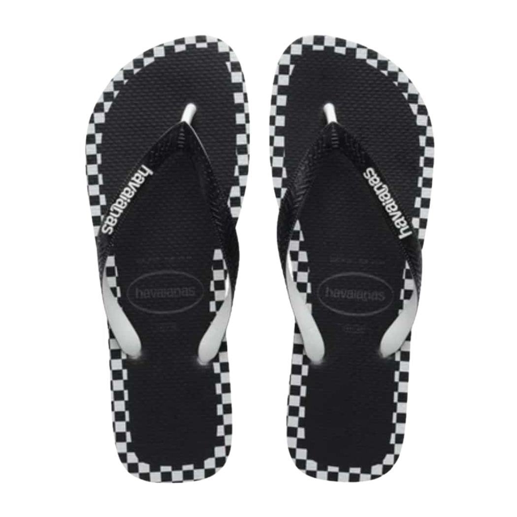 Havaianas Boys Checkmate Black White