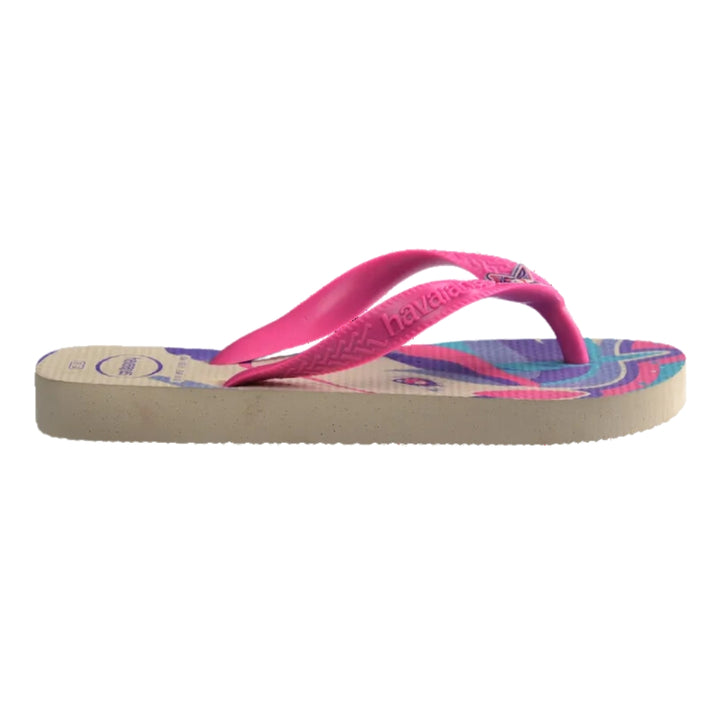 Havaianas Kids Top Fantasy Beige Magenta Neon