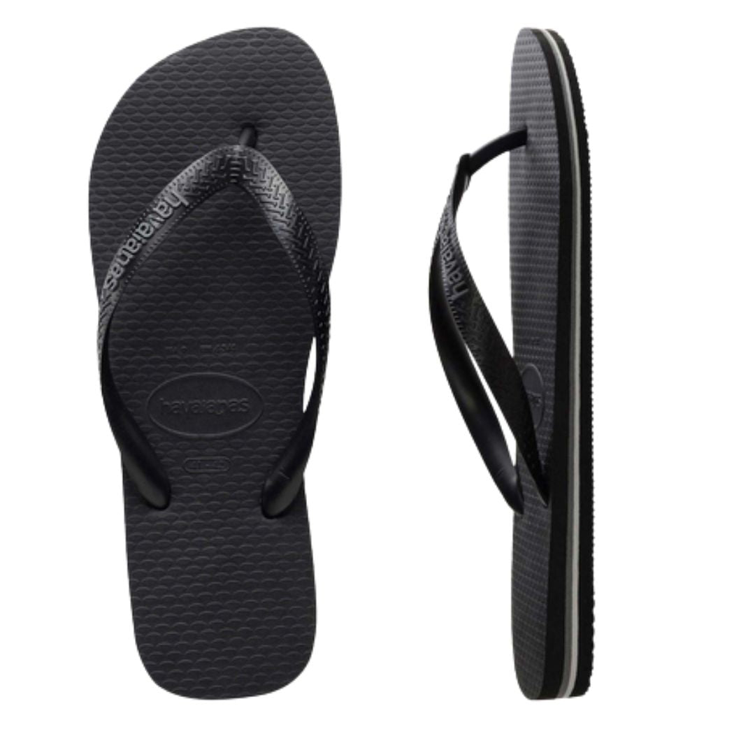 Havaianas Rubber Logo Black Steel Grey