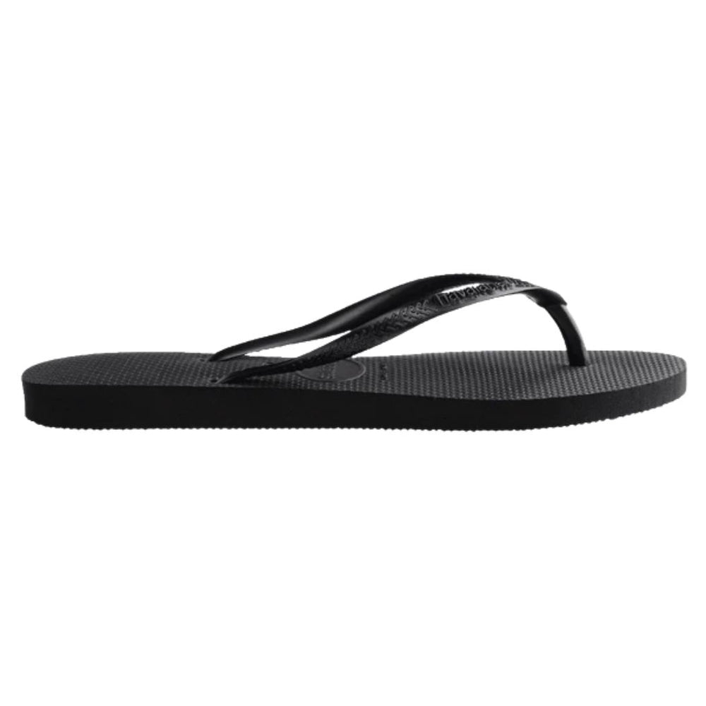 Havaianas Slim Basic Black Thongs