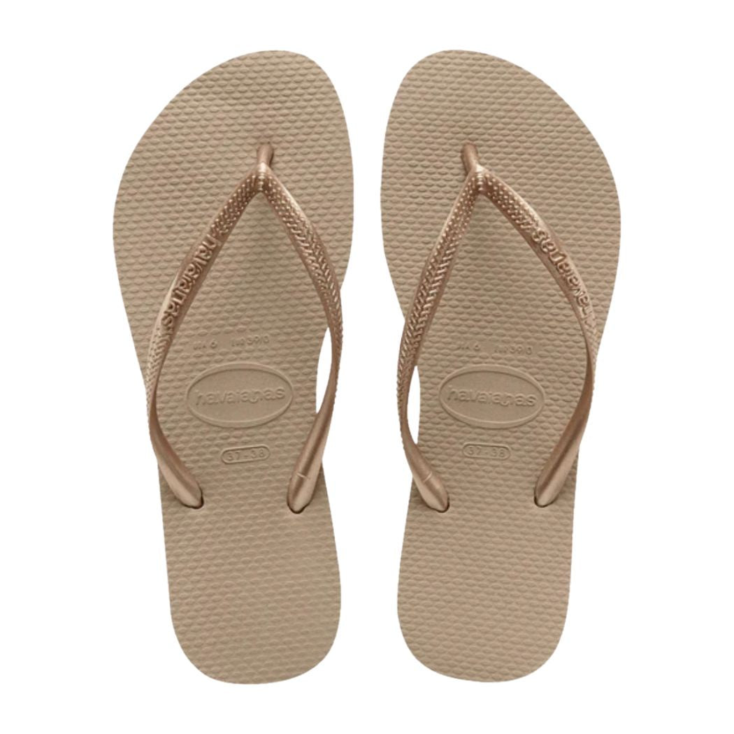 Havaianas Slim Metallic Rose Gold