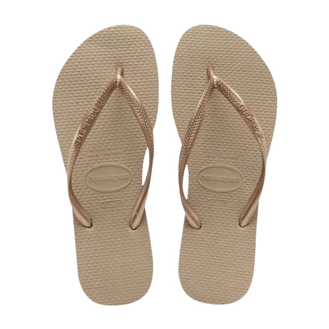 Havaianas Slim Metallic Rose Gold