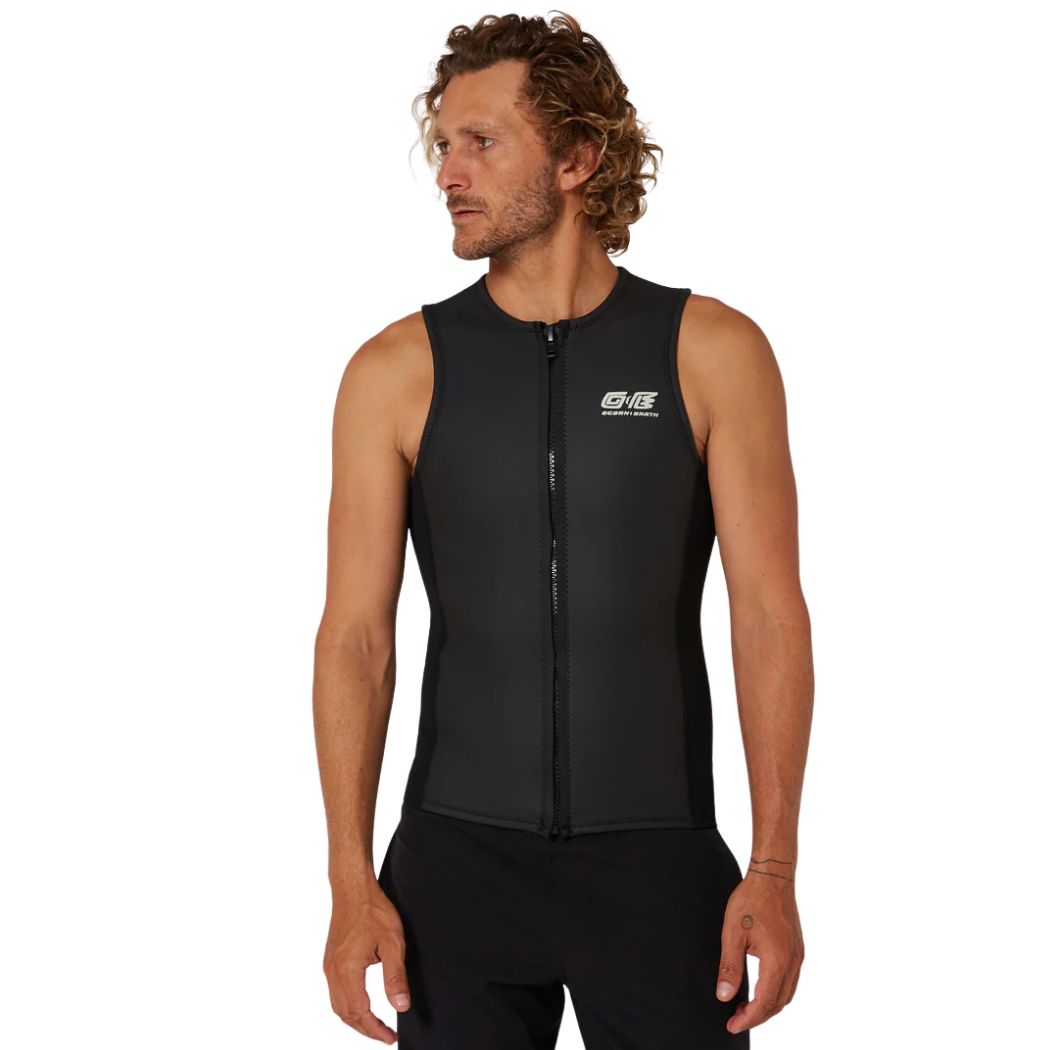 Ocean and Earth Heritage Front Zip Sleeveless Vest 1 5mm