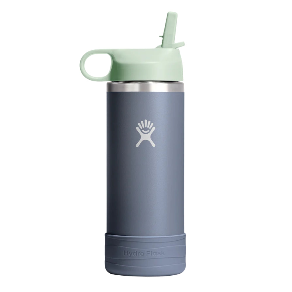 Hydro Flask 18oz Kids Wide Mouth Straw Cap And Boot