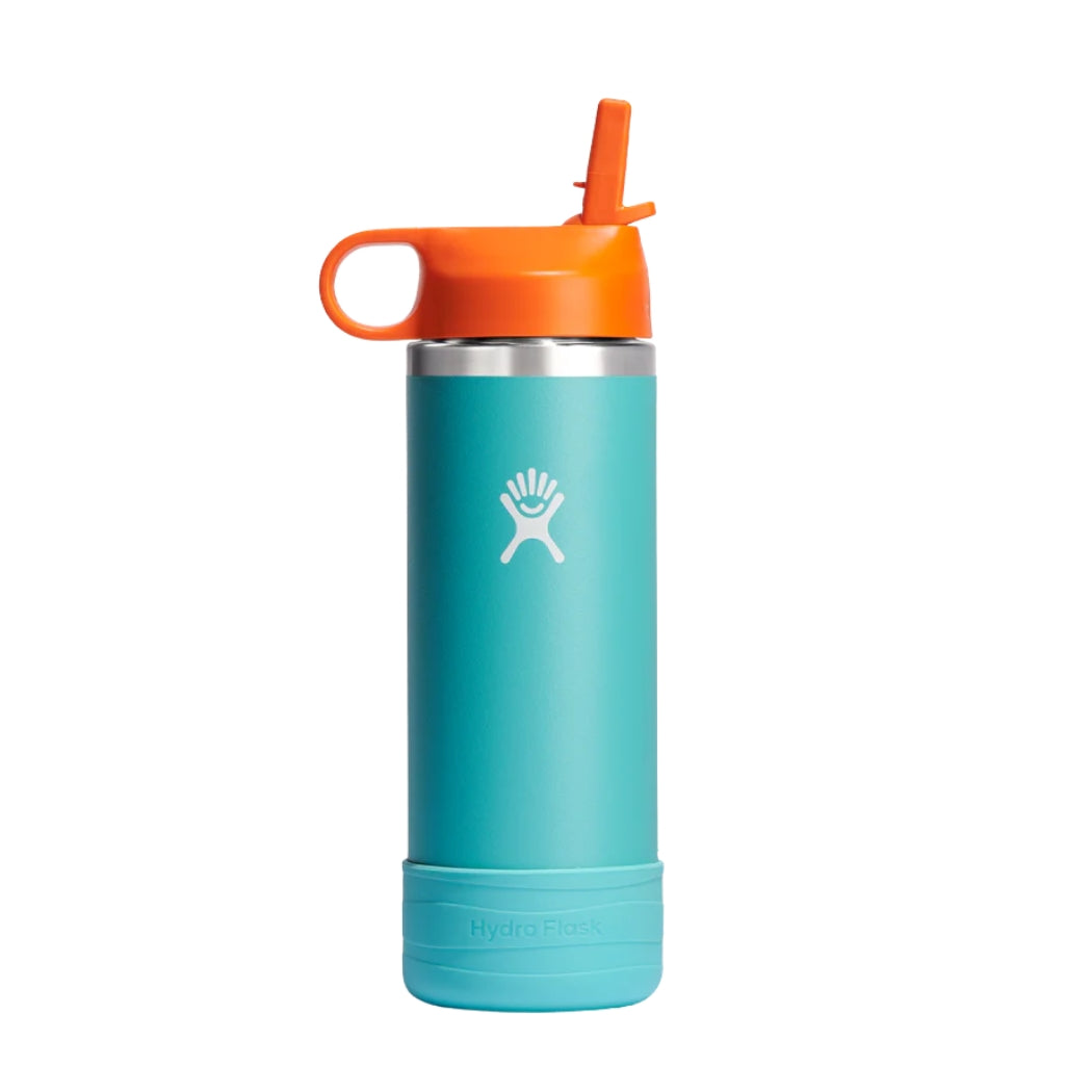 Hydro Flask 18oz Kids Wide Mouth Straw Cap And Boot
