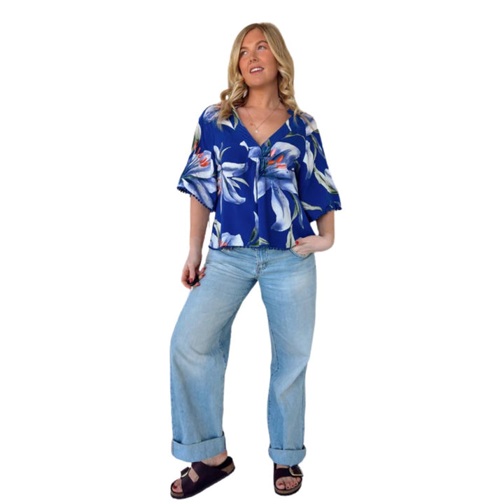 Jaase Gabriella Top Asteria Print