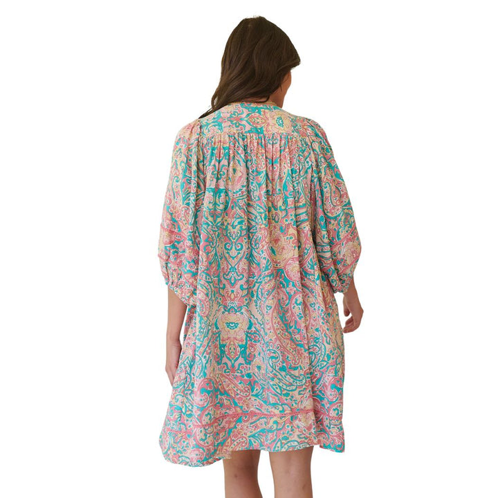 Jaase Adela Mini Dress Ocean Lullaby Print