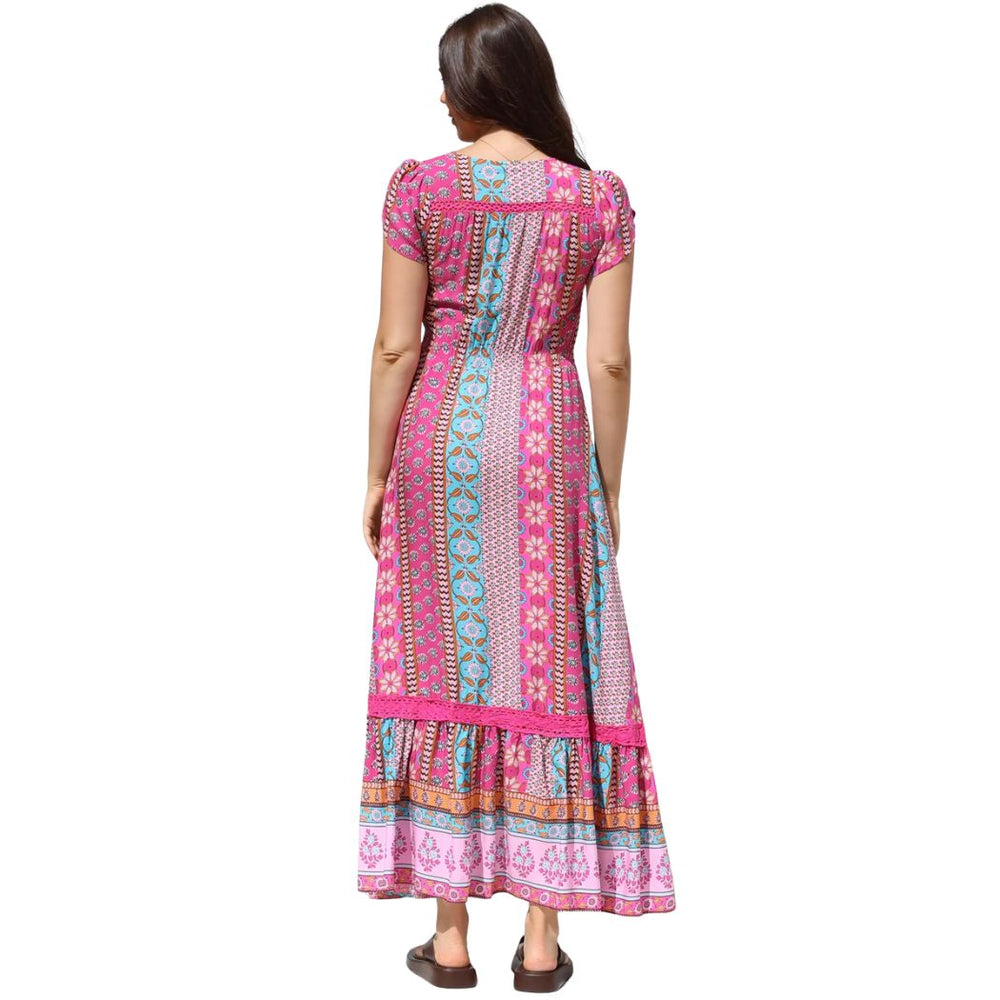 Jaase Carmen Maxi Dress Cedella Print