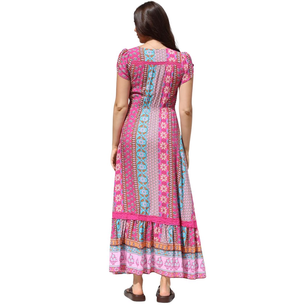 Jaase Carmen Maxi Dress Cedella Print