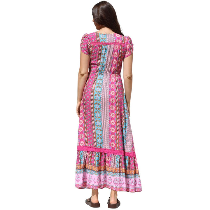 Jaase Carmen Maxi Dress Cedella Print