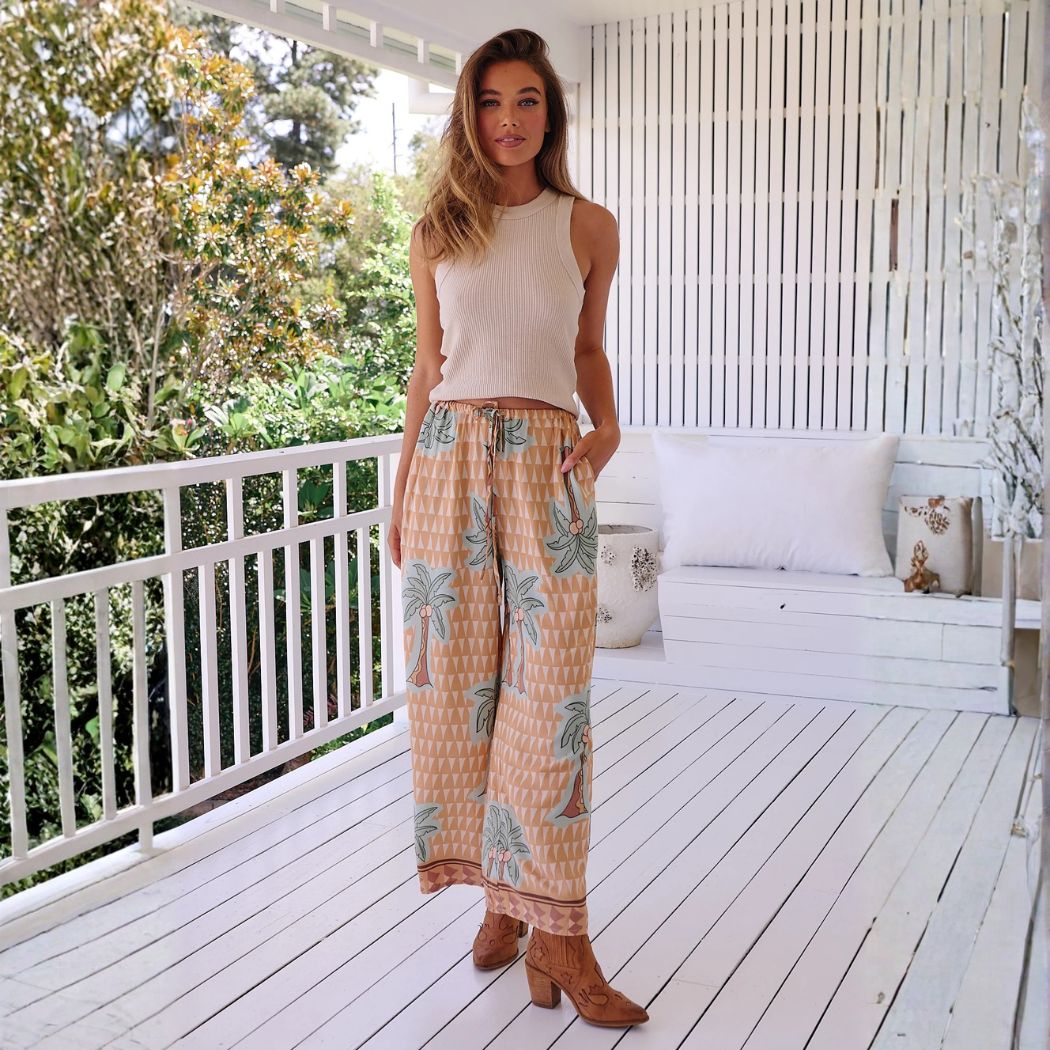 Jaase Cici Pant Sahara Sunset Print