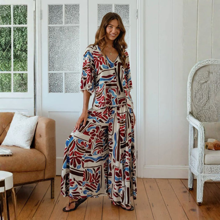 Jaase Gabriella Top Artisan Print