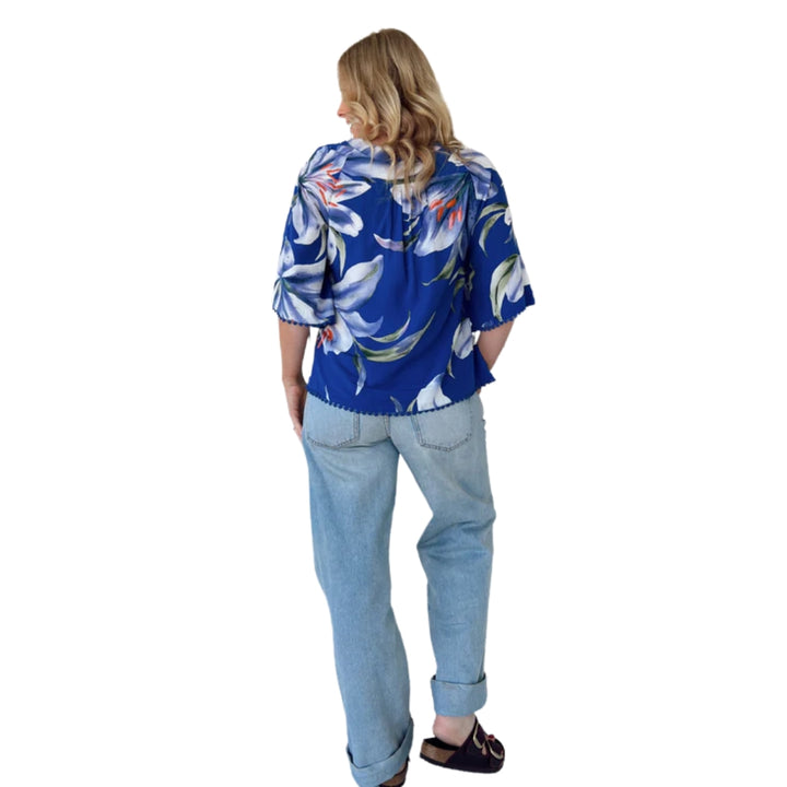 Jaase Gabriella Top Asteria Print