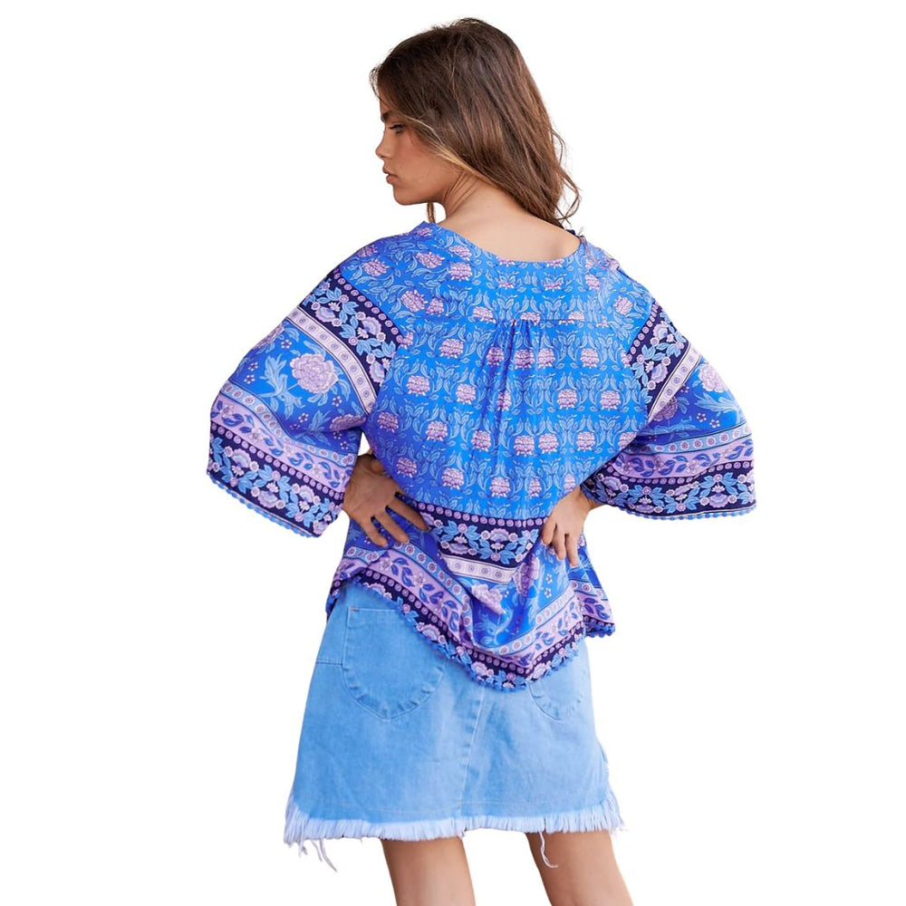 Jaase Gabriella Top Bluey Print